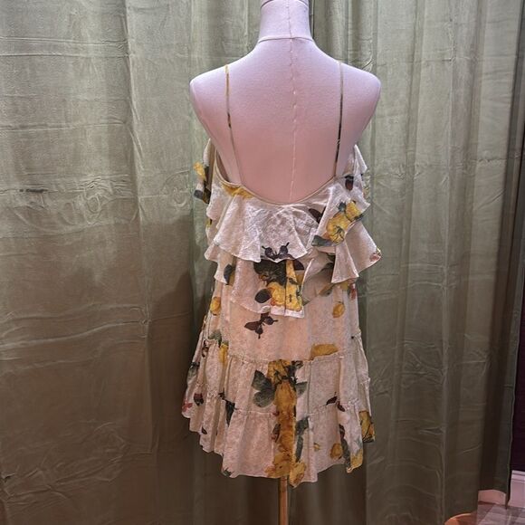 Cris Barros floral print mini ruffle dress, S - Picture 7 of 9